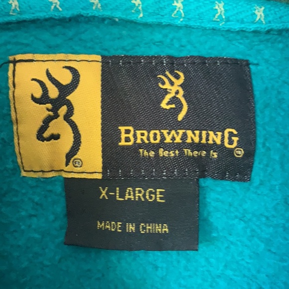 Browning Hooded Sweatshirt GUC XL - Picture 9 of 16